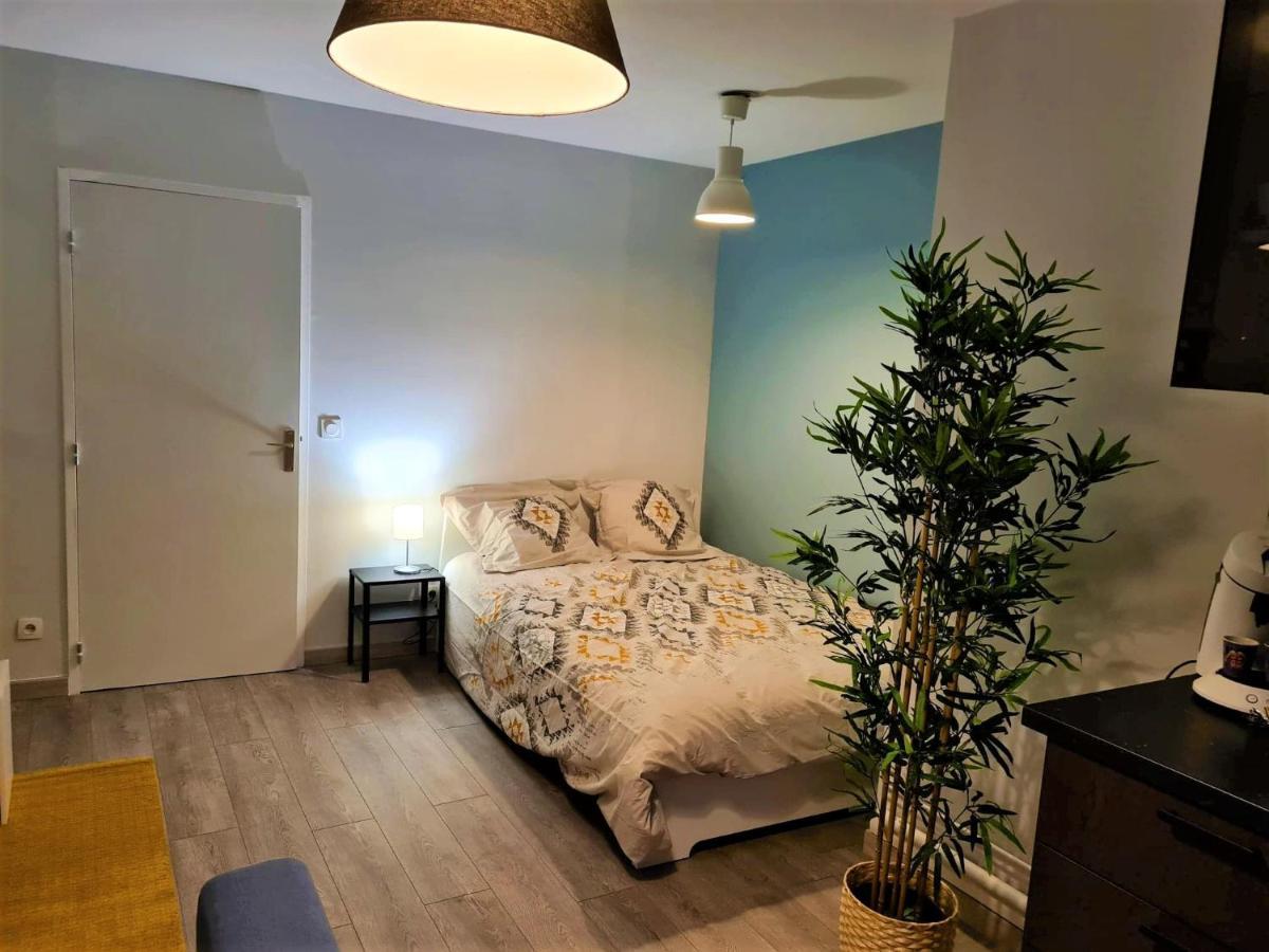 Grand Studio Lyon Villeurbanne Proche Metro - Wifi Exterior photo